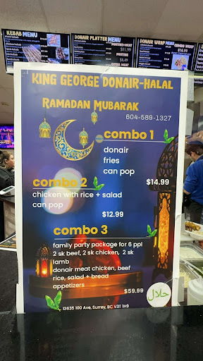 Photo of King George Donair Halal - 13635 100 Ave, Surrey, BC V3T 1H9