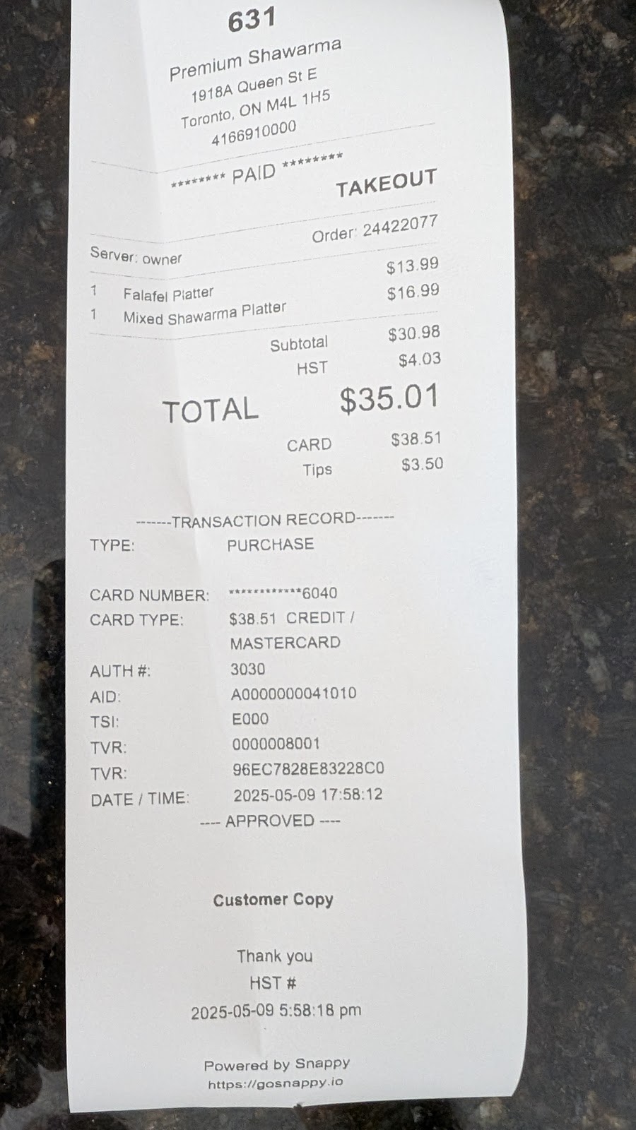 Photo of Premium Shawarma - 1918 Queen St E, Toronto, ON M4L 1H5