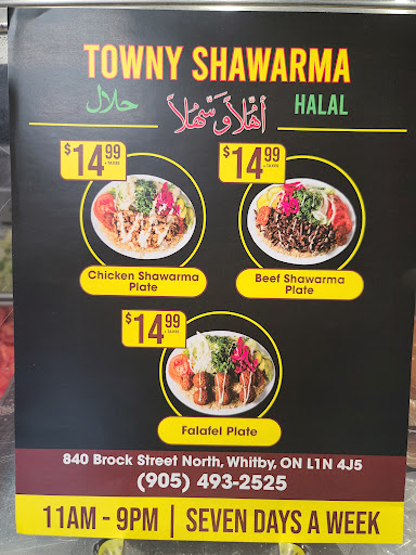 Photo of Towny Shawarma - 840 Brock St N, Whitby, ON L1N 4J5