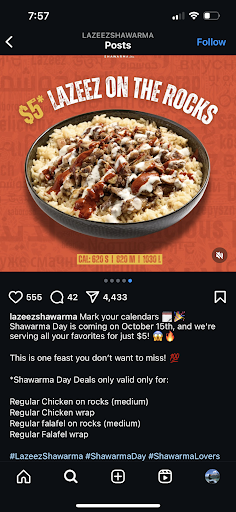 Photo of Lazeez Shawarma - unit b1, 1225 Kennedy Rd, Scarborough, ON M1P 4Y1