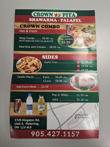 Photo of Crown Pita - 1725 Kingston Rd Unit 3, Pickering, ON L1V 1B5