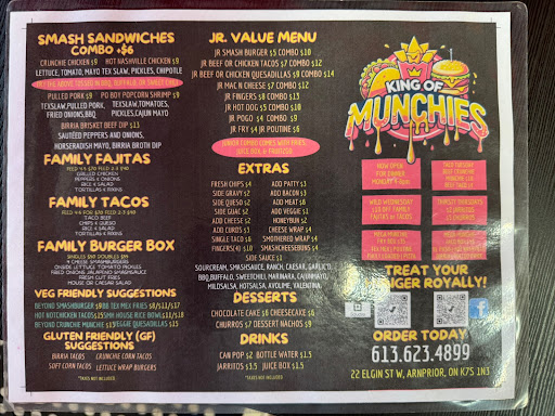 Photo of King of Munchies TexMex Smash House - 22 Elgin St W, Arnprior, ON K7S 1N3