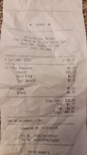 Photo of Restaurant Boustan - 5700 Chem. de la Côte-des-Neiges, Montréal, QC H3T 2A6