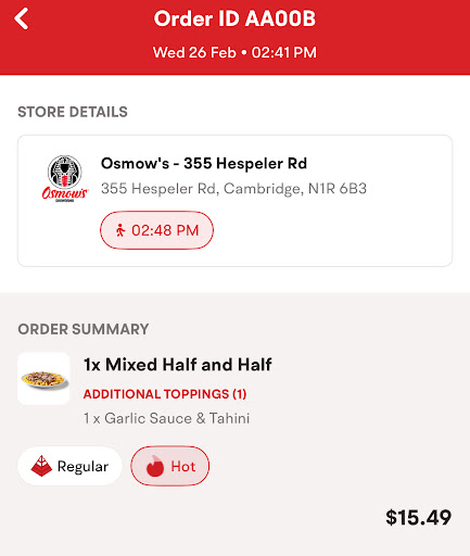 Photo of Osmow's Shawarma - 355 Hespeler Rd, Cambridge, ON N1R 6B3