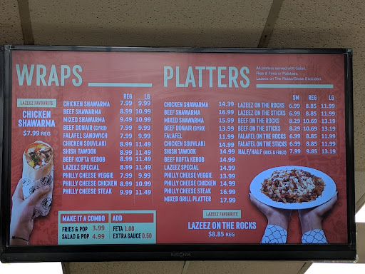 Photo of Lazeez Shawarma - 255 King St N #14, Waterloo, ON N2J 4V2
