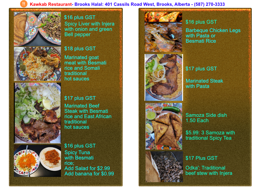 Photo of Kawkab: Brooks Halal Meat Restaurant - 401 Cassils Rd W, Brooks, AB T1R 0W1