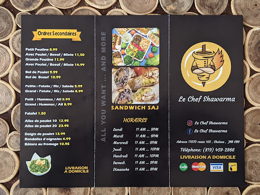 Photo of Le Chef Shawarma - 1707 Rte 105 #1707d, Chelsea, QC J9B 2K1