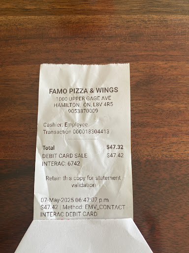 Photo of Famo Pizza And Wings - 1000 Upper Gage Ave Unit 5, Hamilton, ON L8V 4R5