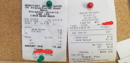 Photo of Montfort Mediterranean Grill - Ancaster - 35 Stone Church Rd, Hamilton, ON L9K 1S5