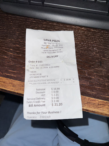 Photo of Lava Pizza & Wings - 387 Barton St E, Hamilton, ON L8L 2Y2
