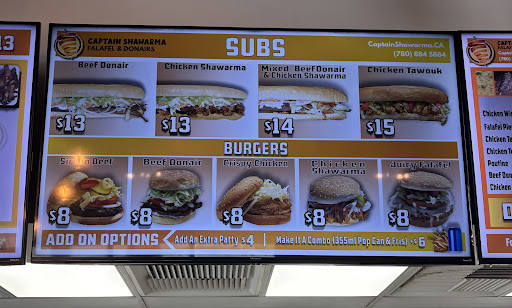 Photo of Captain Shawarma Donairs & Falafel - 15831 87 Ave NW, Edmonton, AB T5R 4G7