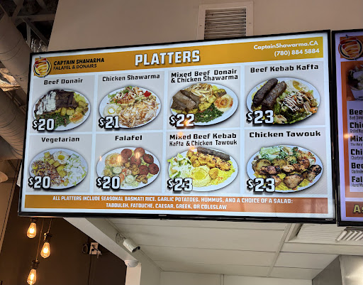 Photo of Captain Shawarma Donairs & Falafel - 15831 87 Ave NW, Edmonton, AB T5R 4G7