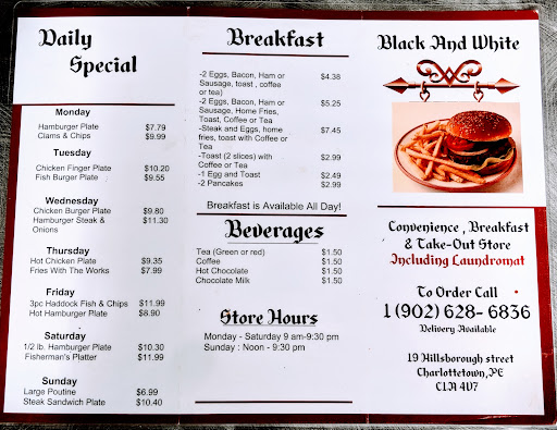 Photo of Black & White Convenience - 19 Hillsborough St, Charlottetown, PE C1A 4V7
