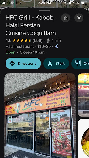 Photo of HFC Grill - Kabob, Halal Persian Cuisine Coquitlam - 1064 Austin Ave, Coquitlam, BC V3K 3P3