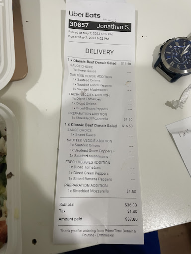 Photo of PrimeTime Donair & Poutine - 3004 B 106 St, Edmonton, AB T6J 5M5