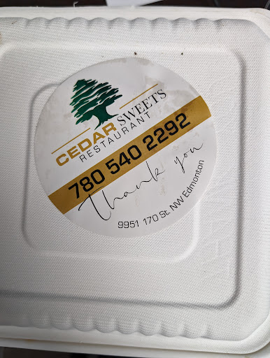 Photo of Cedar sweets restaurant and catering - 9951 170 St NW, Edmonton, AB T5T 5L5