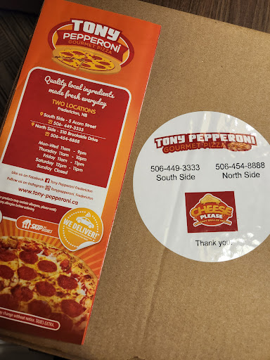Photo of Tony Pepperoni Gourmet Pizza - Fredericton South Side - 5 Acorn St #7, Fredericton, NB E3C 2M5
