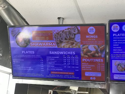 Photo of 3 BITES Shawarma, Greek & Pizza - 500 Gladstone Ave, Ottawa, ON K1R 5P1
