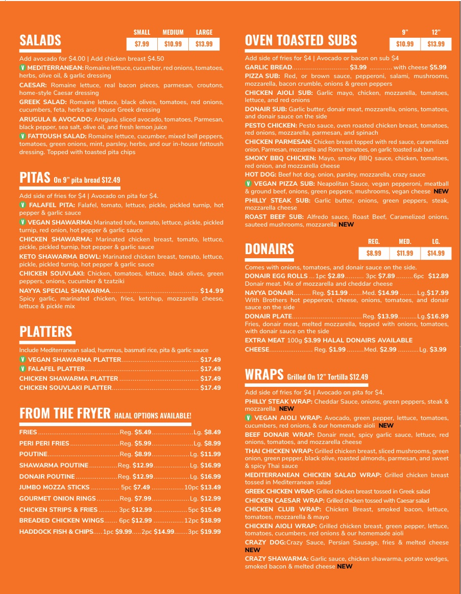 Photo of Nayya Pizza and Grill - Dartmouth - 250 Baker Dr Unit 142, Dartmouth, NS B2W 6L4