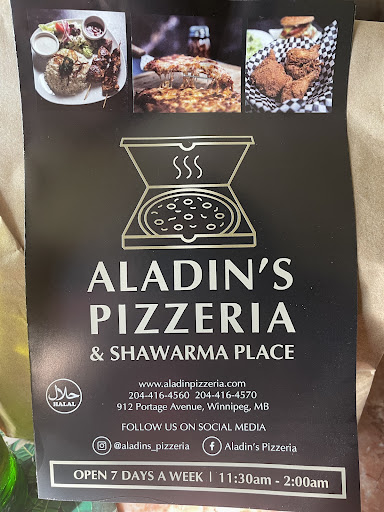 Photo of Aladin's Pizzeria & Shawarma Place - 912 Portage Ave #103, Winnipeg, MB R3G 0P5