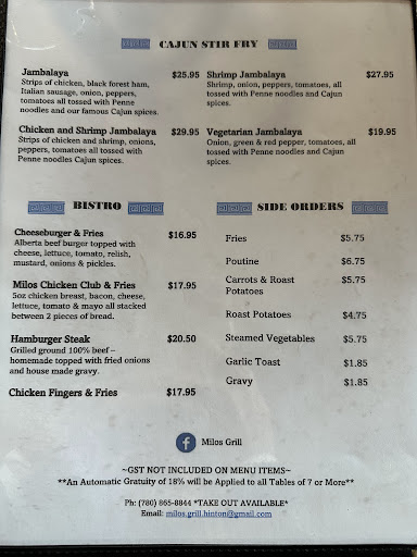 Photo of Milos Grill - 120 Felaber Rd, Hinton, AB T7V 1Z8