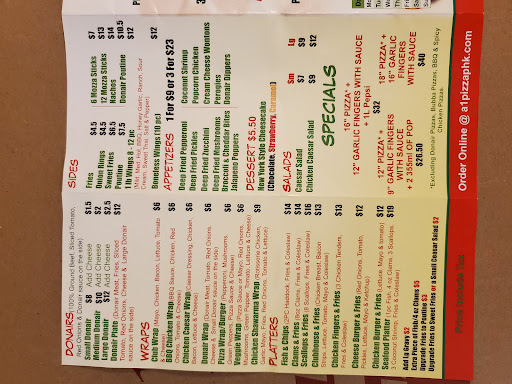 Photo of A-1 Pizza Port Hawkesbury - 305 Reeves St, Port Hawkesbury, NS B9A 2R6