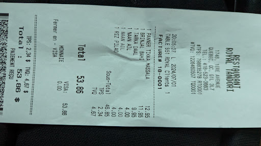 Photo of Royal Tandori Quebec city( halal) - 1746 1re Av., Québec, QC G1L 3L7