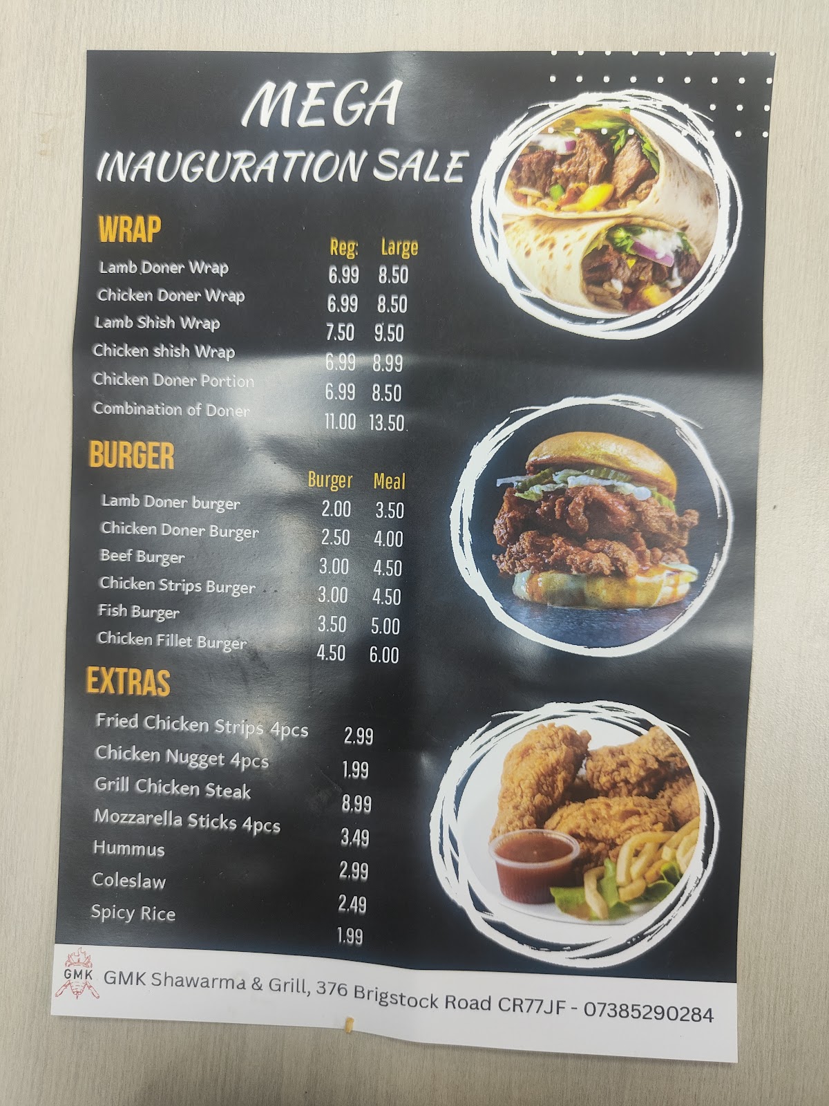 Photo of GMK Shawarma & Grill - 376 Brigstock Rd, Thornton Heath CR7 7JF, UK