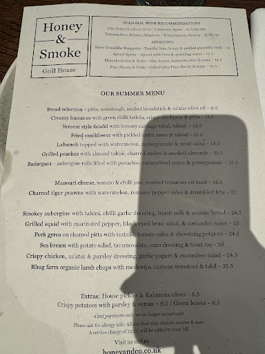 Photo of Honey & Smoke Grill House - 216 Great Portland St, London W1W 5QW, UK