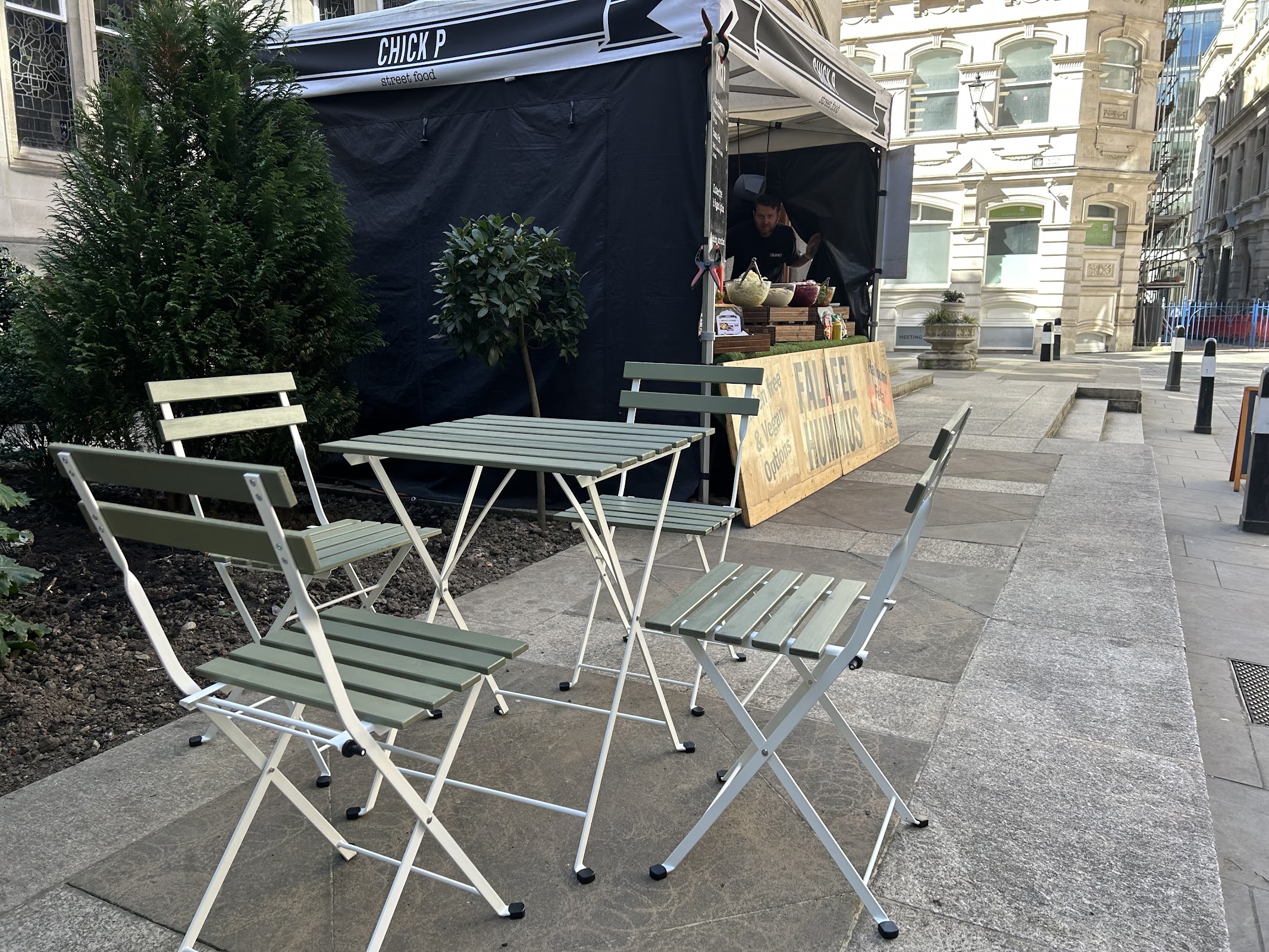 Photo of ChickP StreetFood - The Dutch Church, 7 Austin Friars, London EC2N 2HA, UK