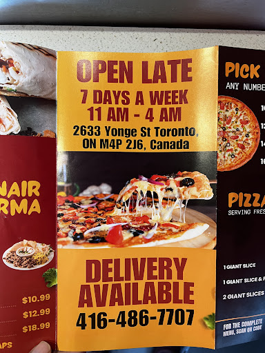 Photo of Cosmic Pizza & Donair - Yonge Street - 2633 Yonge St, Toronto, ON M4P 2J6