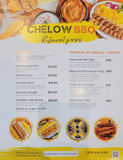 Photo of Chelow BBQ - Persian Restaurant Montreal(HALAL) - 14363 Boul. de Pierrefonds, Pierrefonds, QC H9H 1Z2