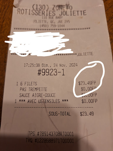 Photo of Rôtisserie De Joliette Inc - 110 Rue Baby, Joliette, QC J6E 2V5
