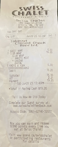 Photo of Swiss Chalet - 390 Memorial Ave, Orillia, ON L3V 6K8