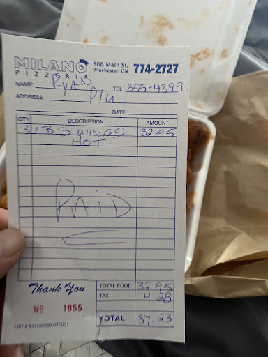Photo of Milano Pizzeria - 506 Winchester Main St, Winchester, ON K0C 2K0