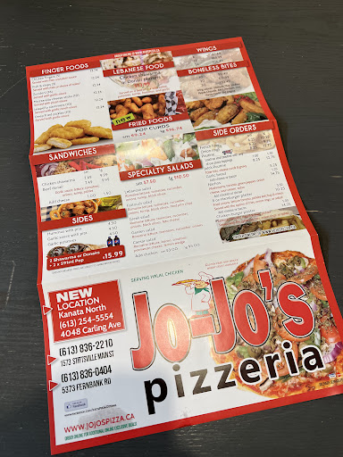 Photo of Jo-Jo's Pizzeria Stittsville Gourmet Pizza - Shawarma - Subs - Catering - 1573 Stittsville Main St, Stittsville, ON K2S 1A4