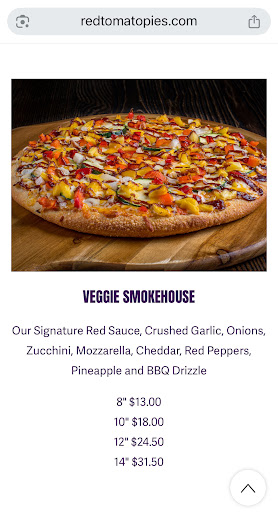Photo of Red Tomato Pies, Quesnel BC - 160 Barlow Ave, Quesnel, BC V2J 2B7