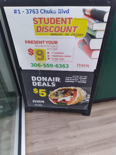 Photo of Prairie Donair Chuka Blvd.(Greens) - 3763 Chuka Blvd #1, Regina, SK S4V 3P7