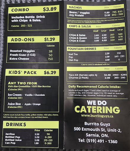 Photo of Burrito Guyz Sarnia - Unit 2, 500 Exmouth St, Sarnia, ON N7T 5P4