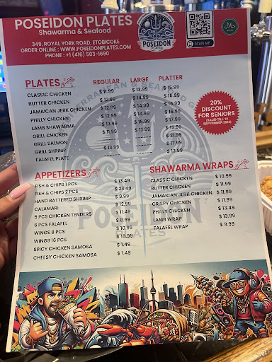 Photo of Poseidon Plates Shawarma & Seafood - 349 Royal York Rd, Etobicoke, ON M8Y 2R1