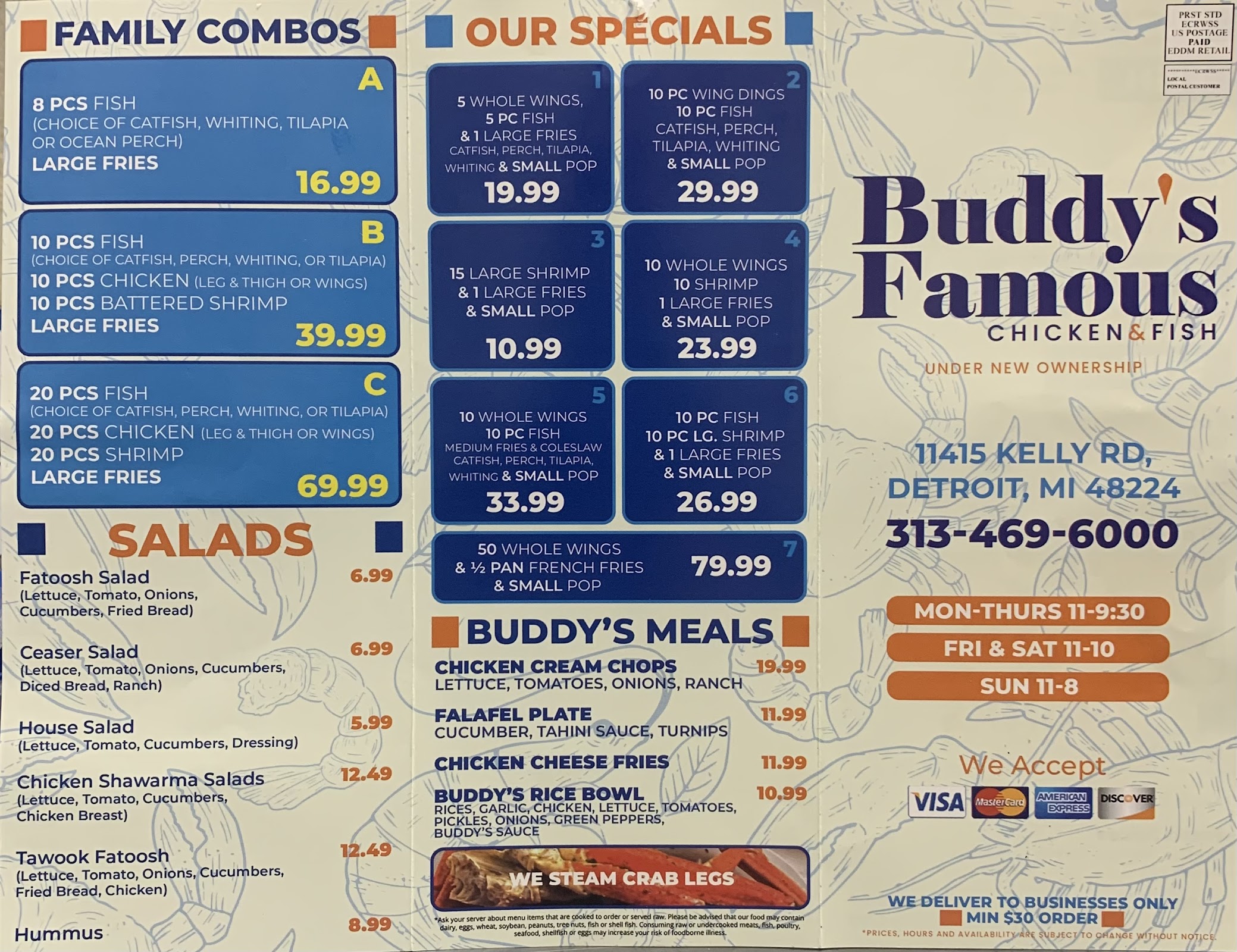 Photo of Buddy’s Famous Shawarma, Fish and Chicken - 11415 Kelly Rd, Detroit, MI 48224, USA