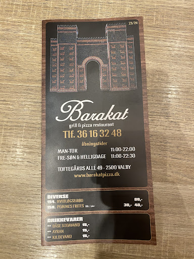 Photo of Barakat Grill and Pizza - Toftegårds Allé 49, 2500 København