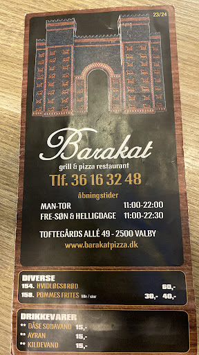 Photo of Barakat Grill and Pizza - Toftegårds Allé 49, 2500 København