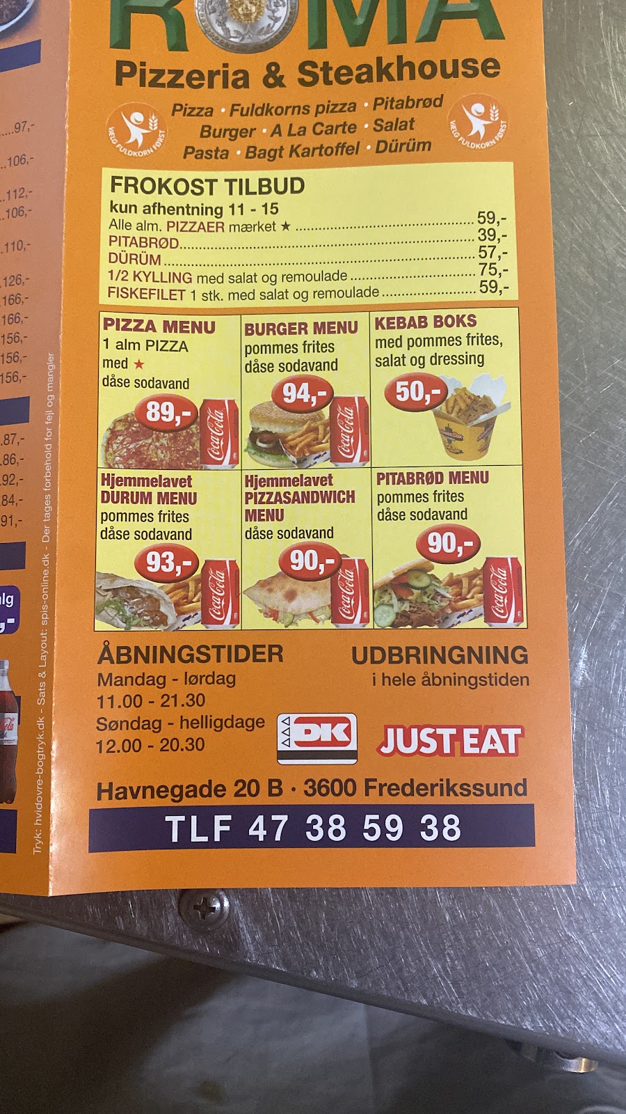 Photo of Roma Pizzeria & Steakhouse - Havnegade 20, 3600 Frederikssund