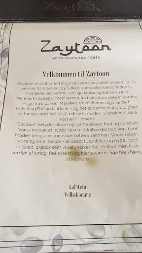 Photo of Zaytoon - Restaurant Horsens - Smedegade 1, 8700 Horsens