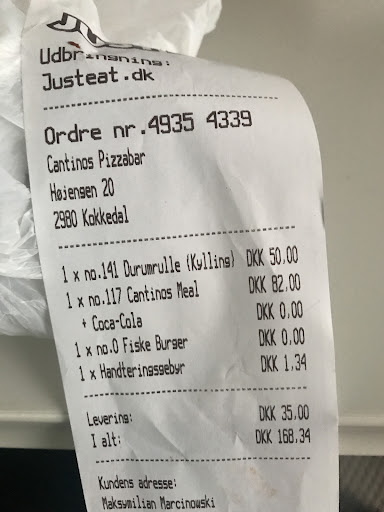 Photo of Cantino's Pizzabar - Højengen 20, 2980 Kokkedal