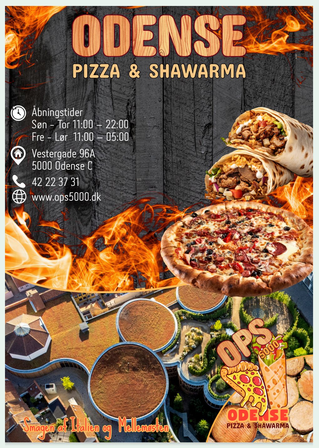 Photo of Odense Pizza & Shawarma - Vestergade 96A, 5000 Odense
