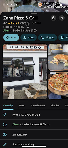 Photo of Zana Pizza & Grill - Nytorv 4C, 7700 Thisted