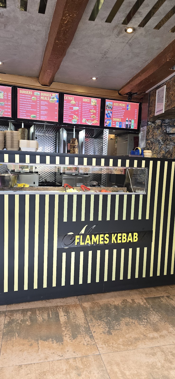 Photo of Flames Kebab House - 34 Cross St, Abergavenny NP7 5ER