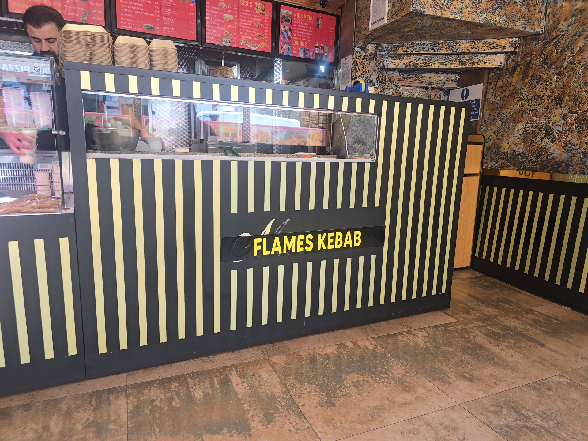 Photo of Flames Kebab House - 34 Cross St, Abergavenny NP7 5ER